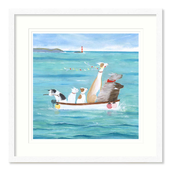 Framed Print-HC361F - Headwind Small Framed Print-Hannah Cole