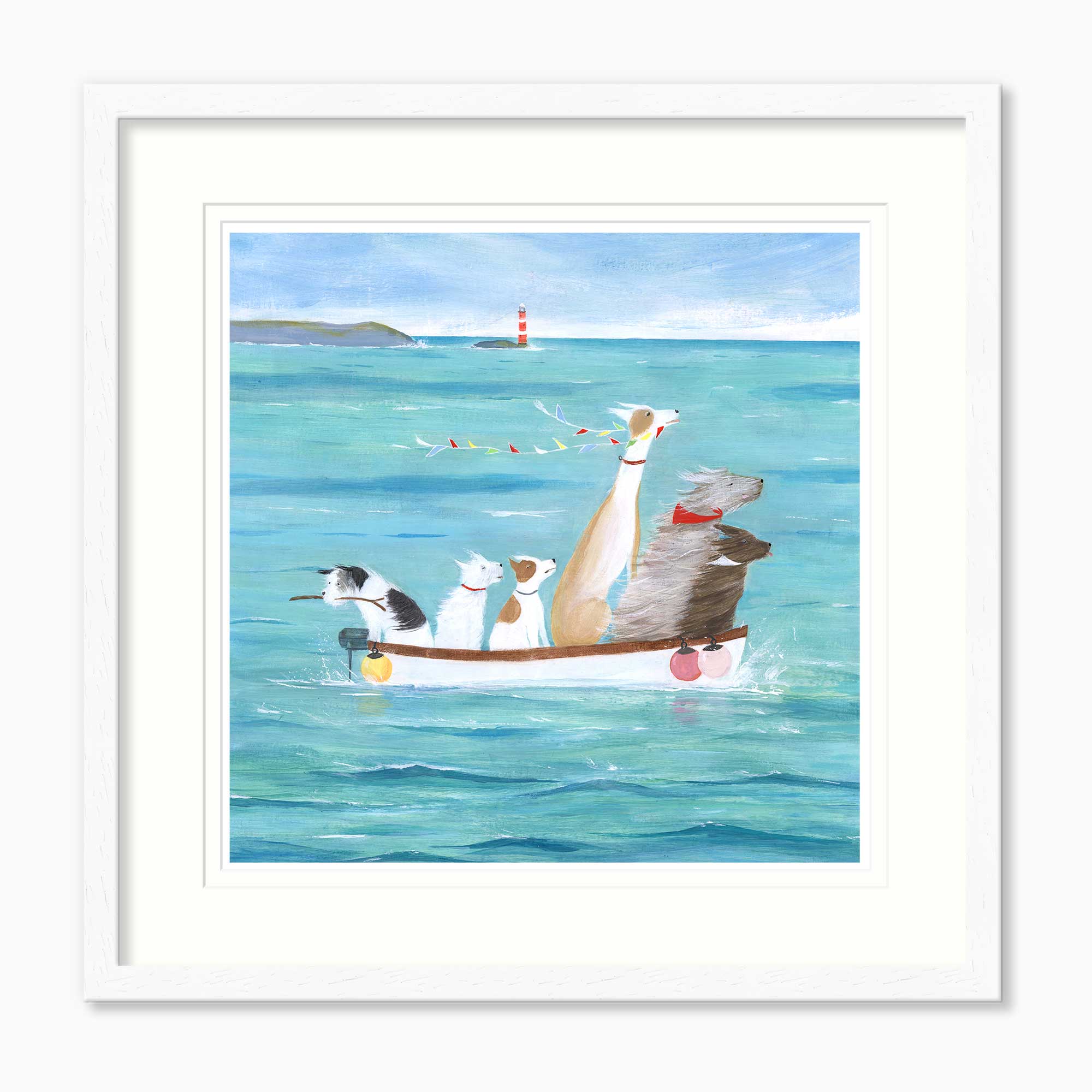 Framed Print-HC361F - Headwind Small Framed Print-Hannah Cole