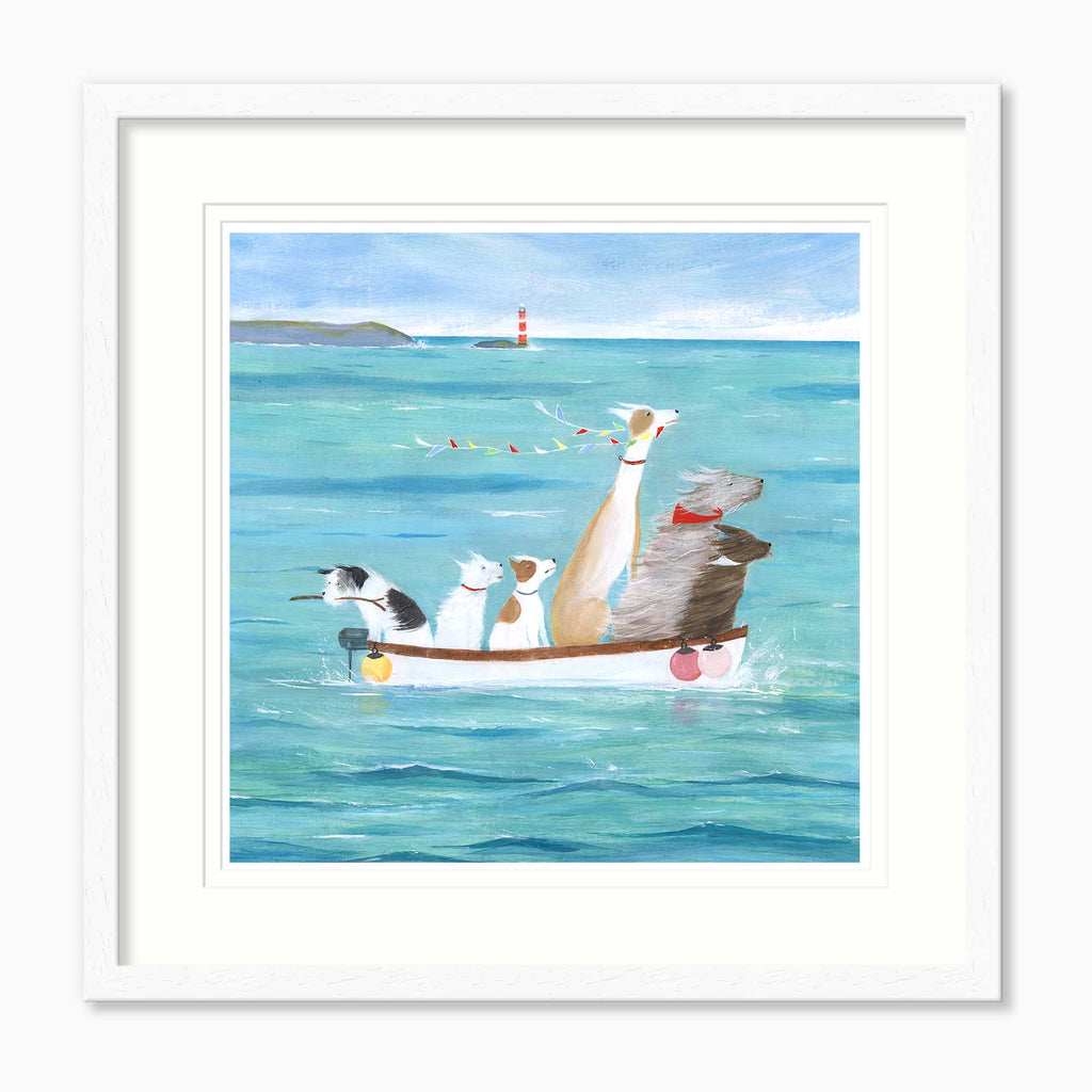 Framed Print-HC361F - Headwind Small Framed Print-Hannah Cole