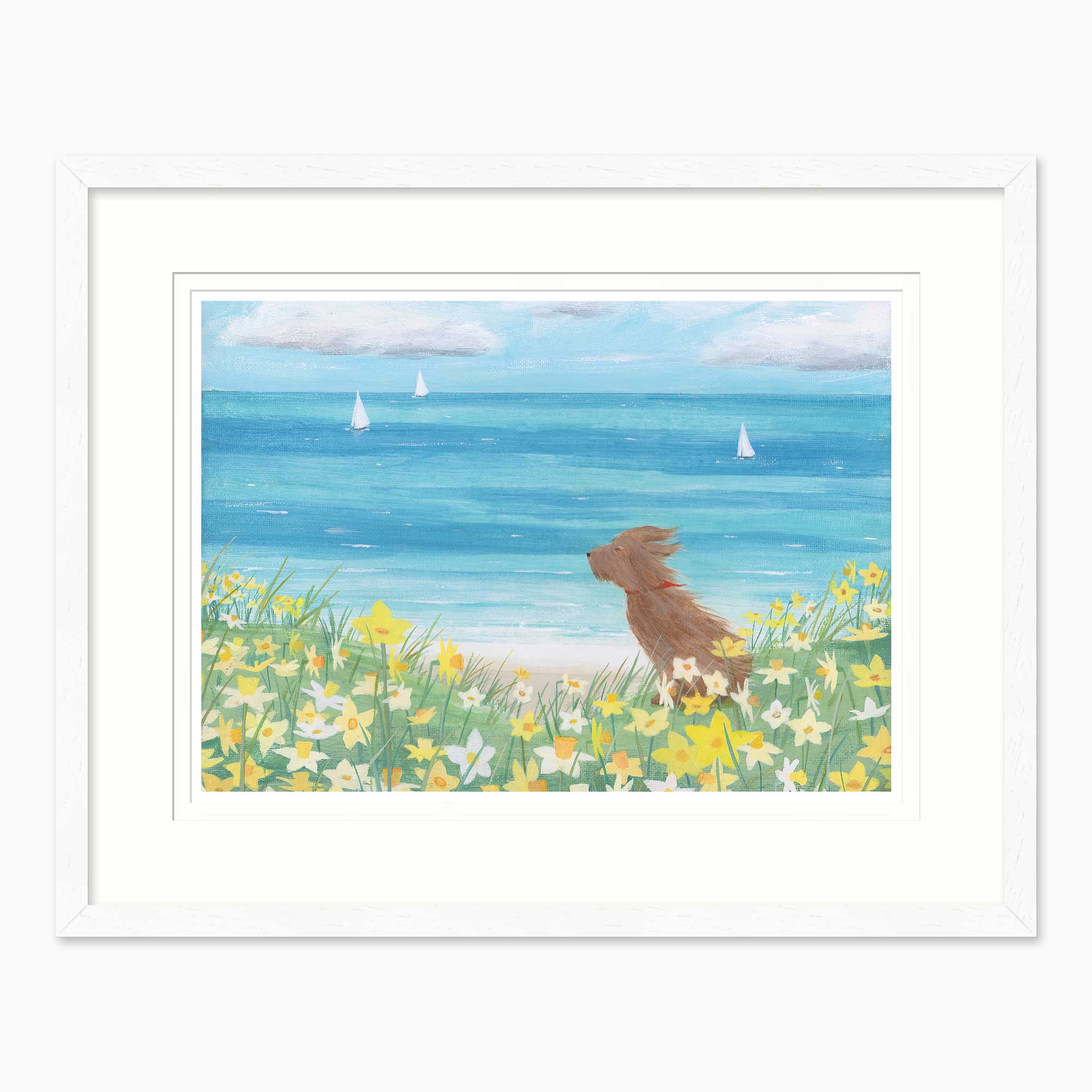 Framed Print-HC371F - Sea Breeze Framed Print-Hannah Cole