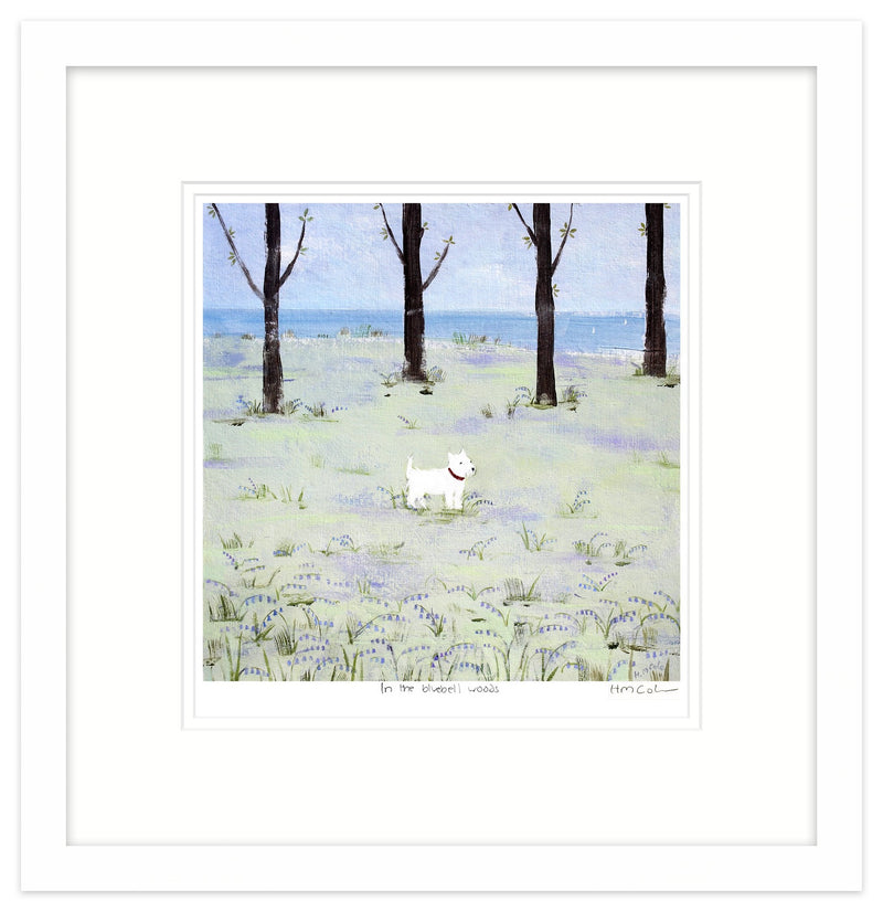 Framed Print-HC82F - In The Bluebell Woods-Whistlefish