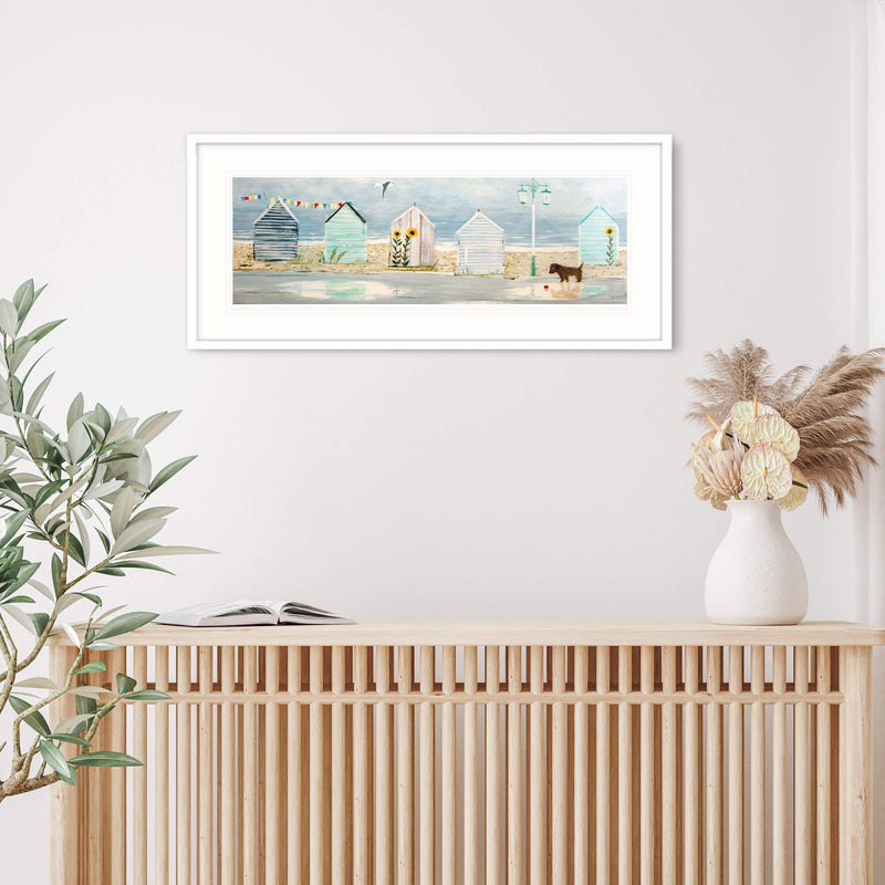 Framed Print-HC94F - Bunting in July-Whistlefish