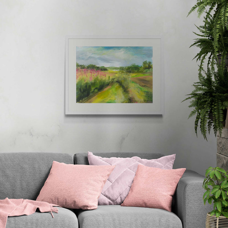 Framed Print - HCL46F - Vibrant Meadows Medium Framed Print - Vibrant Meadows Medium Framed Print - Whistlefish