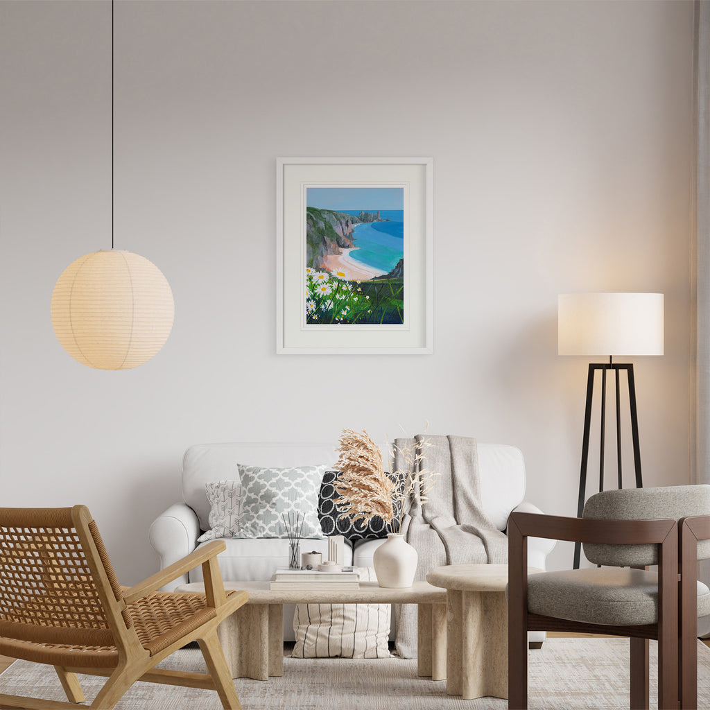 Framed Print-IC02303F - Coast Path No. 1 Framed Print-Iris Clelford