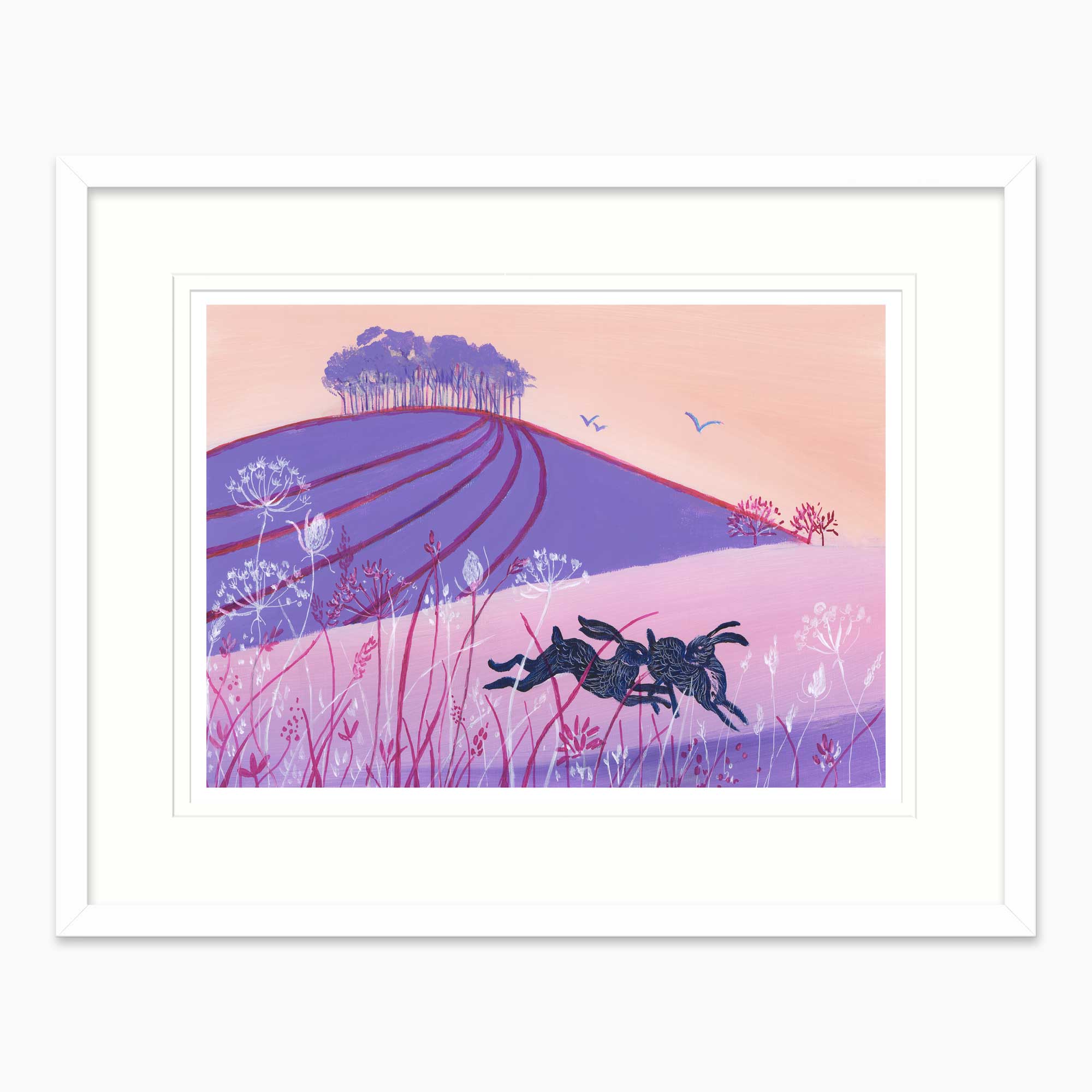 Framed Print-IC02305F - Hurry! Almost Home Framed Print-Iris Clelford