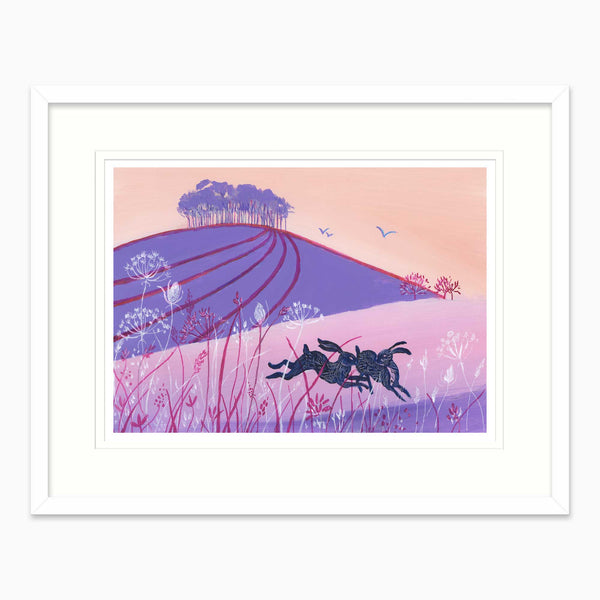 Framed Print-IC02305F - Hurry! Almost Home Framed Print-Iris Clelford