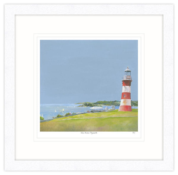 Framed Print-IC109F - View Across Plymouth Framed Print-Whistlefish