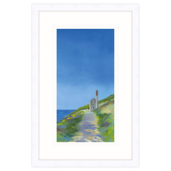 Framed Print-IC121F - Big Skies, Tin Mine Framed Print-Whistlefish