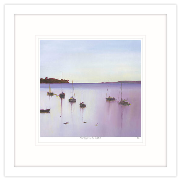 Framed Print-IC126F - First Light on the Helford Framed Print-Whistlefish