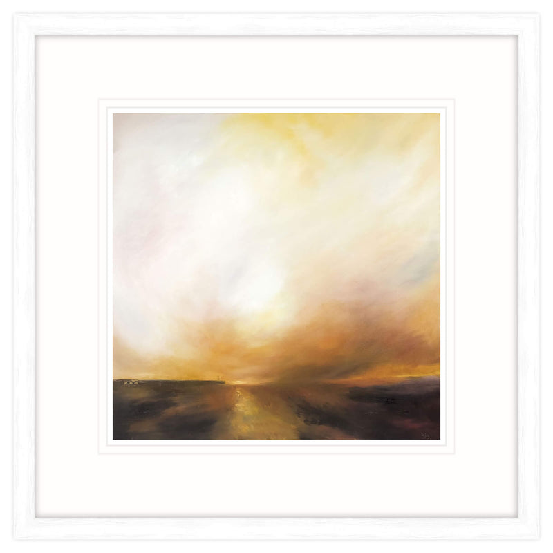 Framed Print-IC137F - Distant Sunset Framed Print-Whistlefish