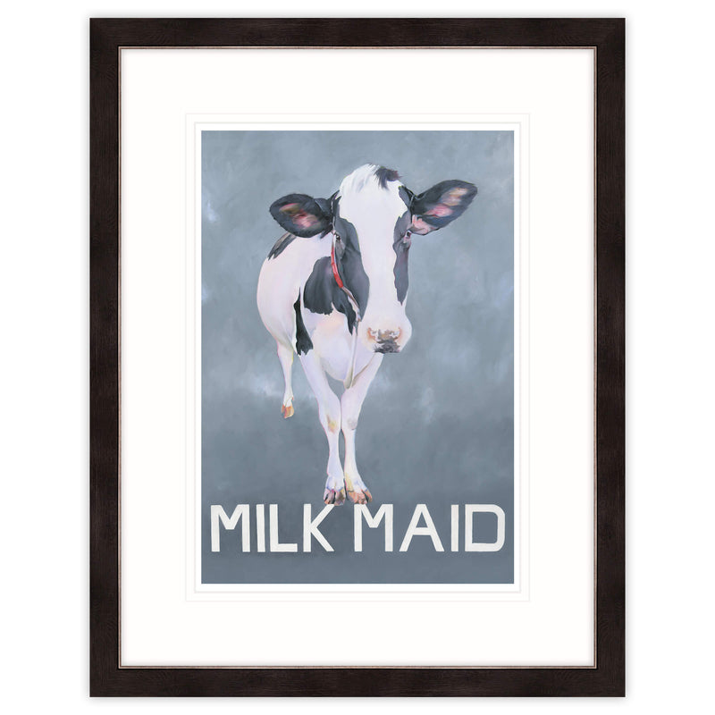 Framed Print-IC141F - Milkmaid Framed Print-Whistlefish