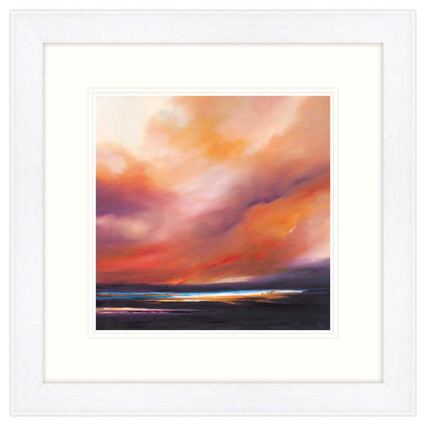 Framed Print-IC144F - Sunset Fire Framed Print-Whistlefish