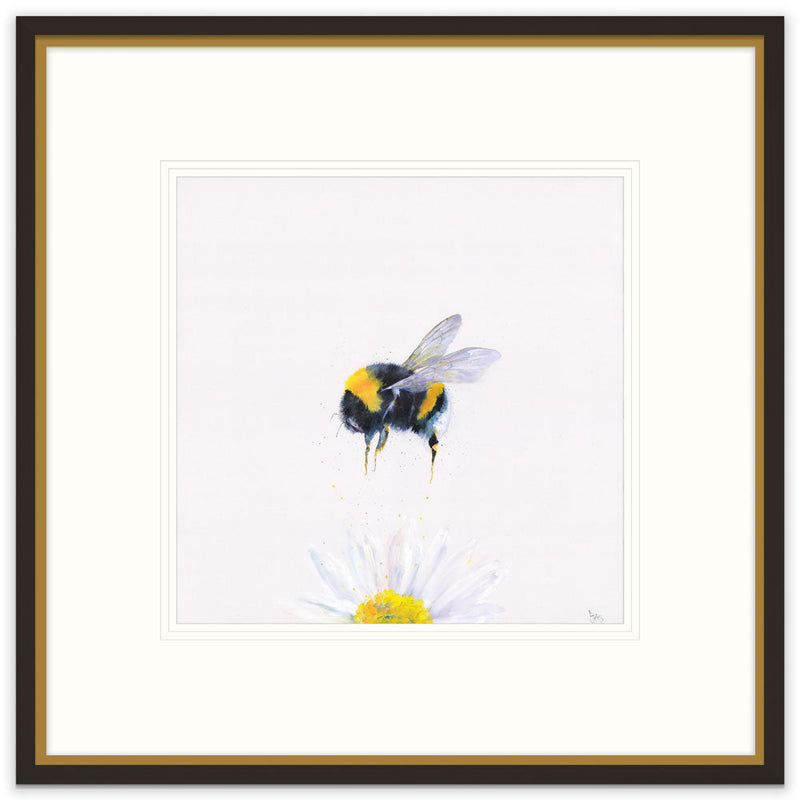 Framed Print - IC150F - Beesey Lunch Framed Print - Beesey Lunch Framed Print by Iris Clelford - Whistlefish