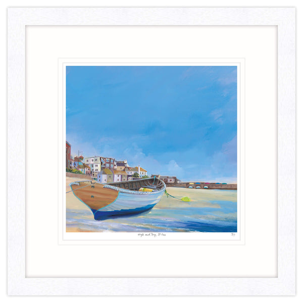 Framed Print-IC161F - High and Dry St Ives Framed Print-Whistlefish