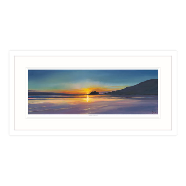 Framed Print - IC191F - Constantine Bay Large Framed Print - Cocktail Hour Constantine Bay Large Framed Print by Iris Clelford