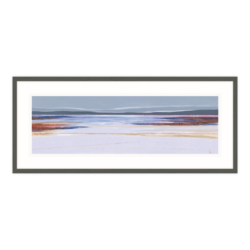 Framed Print-IC206F - Sailing the Estuary Salcombe Framed Print-Whistlefish