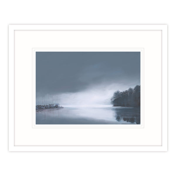 Framed Print-IC215F - Salcombe Winter Morn Framed Print-Whistlefish