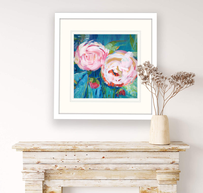 Framed Print-IC244F - First Peony of Summer Framed Print-Whistlefish