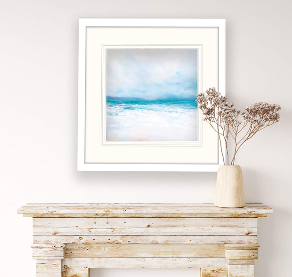 Framed Print-IC247F - Shoreline Haze II Framed Print-Whistlefish