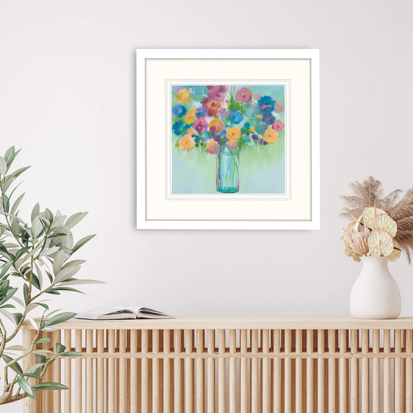 Framed Print-IC251F - Flowers Galore Framed Print-Whistlefish