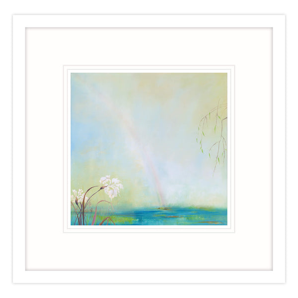 Framed Print-IC262F - I Can See a Rainbow Framed Print-Whistlefish