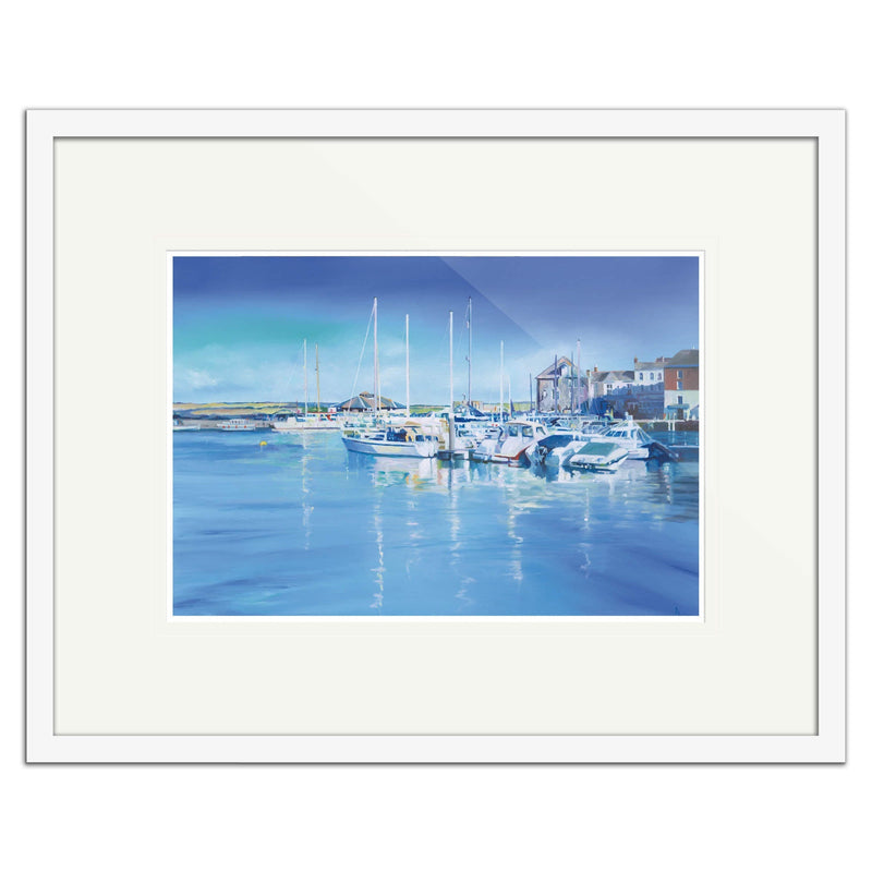 Framed Print-IC273F - Beautiful Padstow-Whistlefish