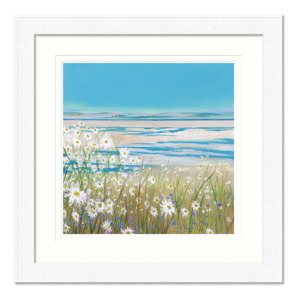 Framed Print-IC287F - Daisy Bank Med Framed Print-Whistlefish