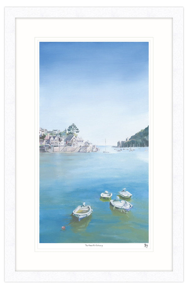 Framed Print-IC29F - Dartmouth Estuary Framed Print-Whistlefish