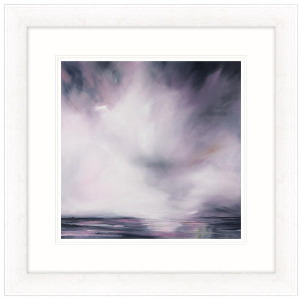 Framed Print-IC66F - Pink Padstow Skies-Whistlefish