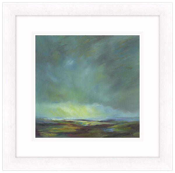 Framed Print-IC67F - Lowering Clouds Pentire Framed Print-Whistlefish