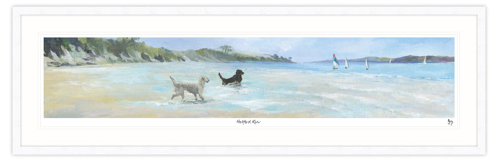 Framed Print-IC72F - Helford River Framed Print-Whistlefish