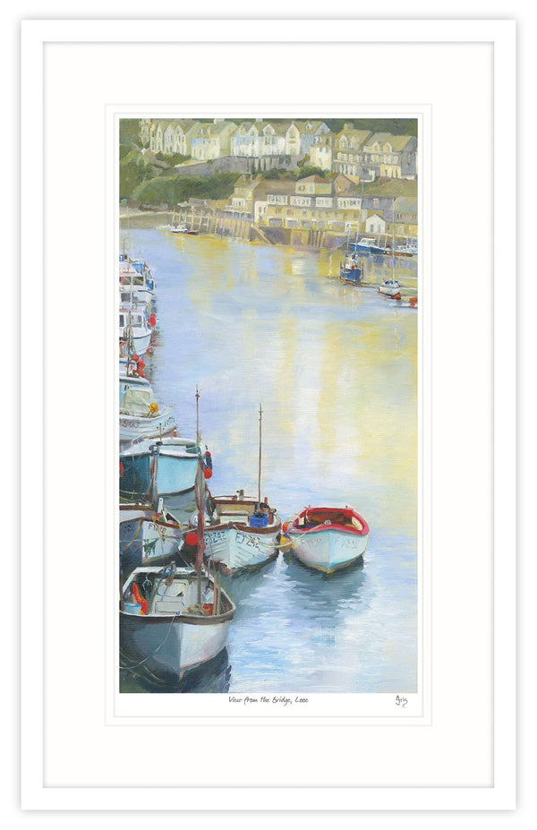 Framed Print-IC96F - View From The Bridge, Looe Framed Print-Whistlefish