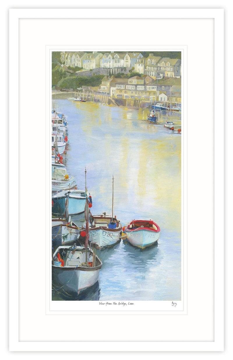 Framed Print-IC96F - View From The Bridge, Looe Framed Print-Whistlefish