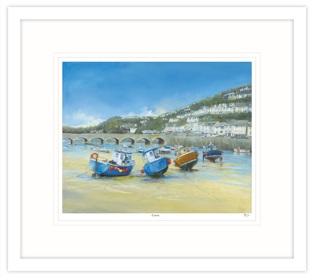 Framed Print-IC98F - Looe Framed Print-Whistlefish
