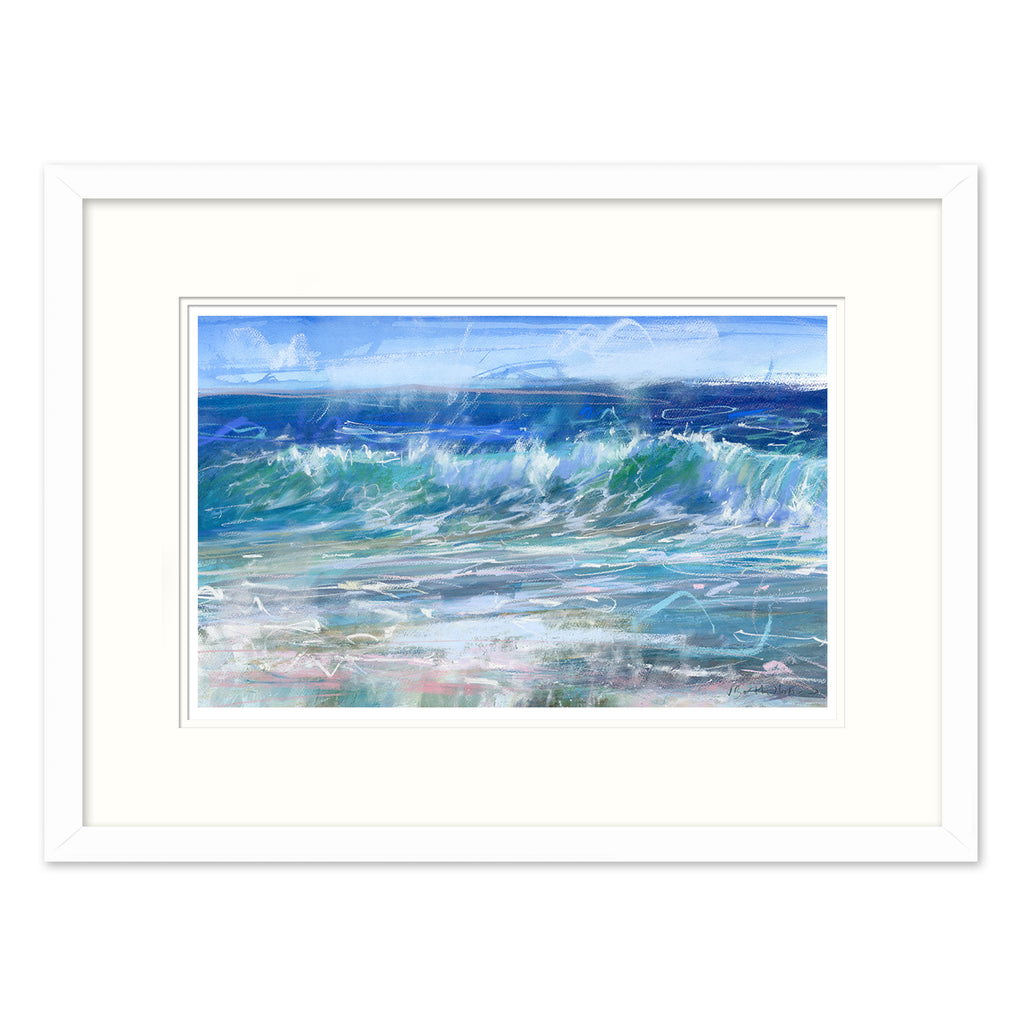 Framed Print-JBPA-BP-105F - Breaker With Pink Framed Print-James Bartholomew