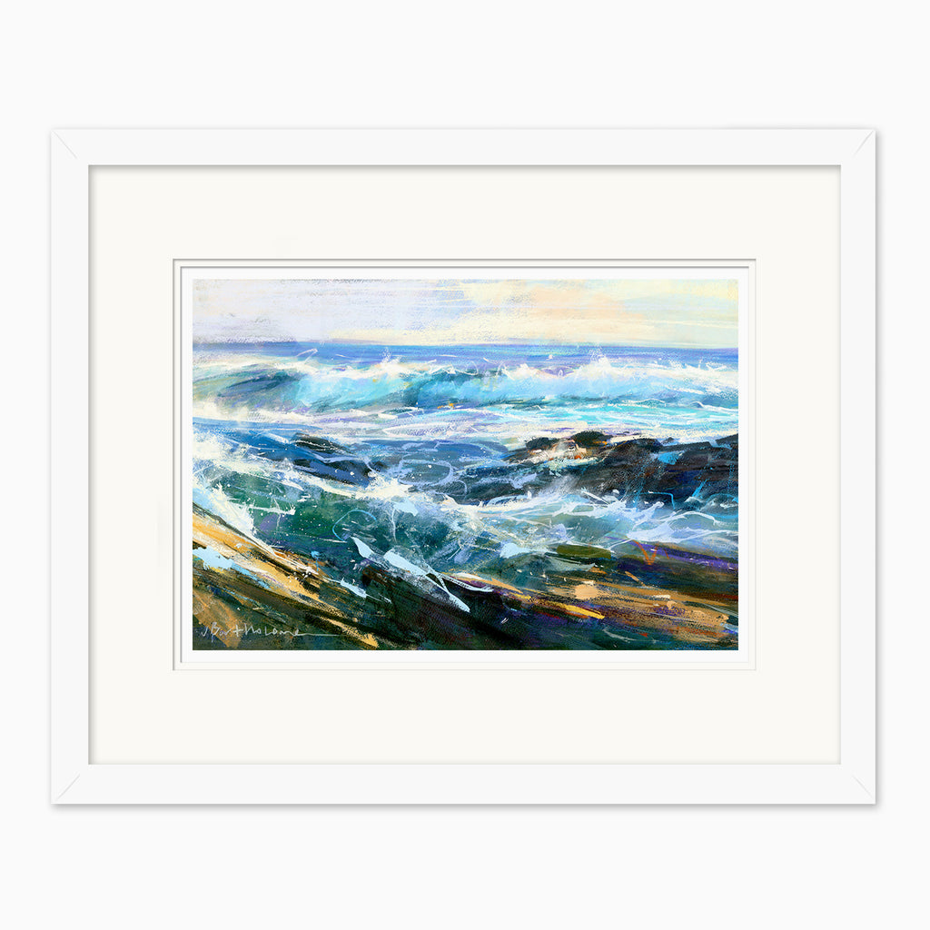 Framed Print-JBPA-DB-122F - Dunvegan Breaker Framed Print-James Bartholomew