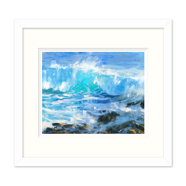 Framed Print-JBPA-ES-124F - Early Surf Framed Print-James Bartholomew
