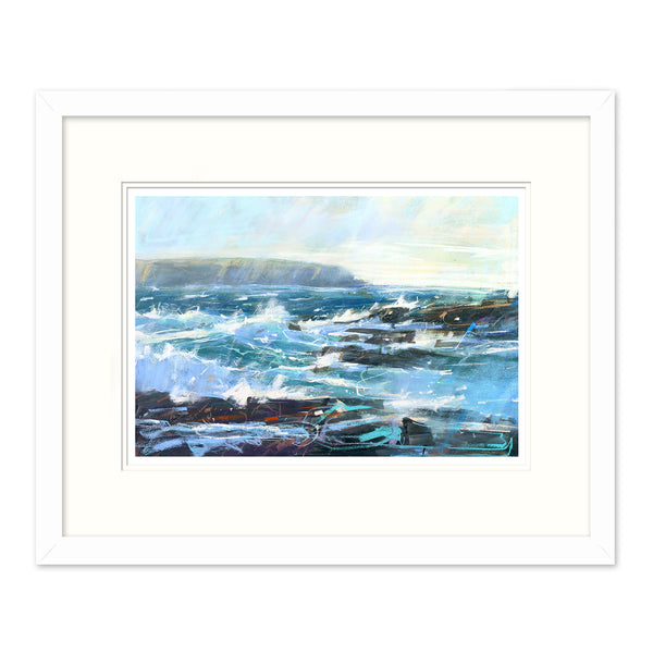 Framed Print-JBPA-GIB-21F - Gusts in The Bay Framed Print-James Bartholomew