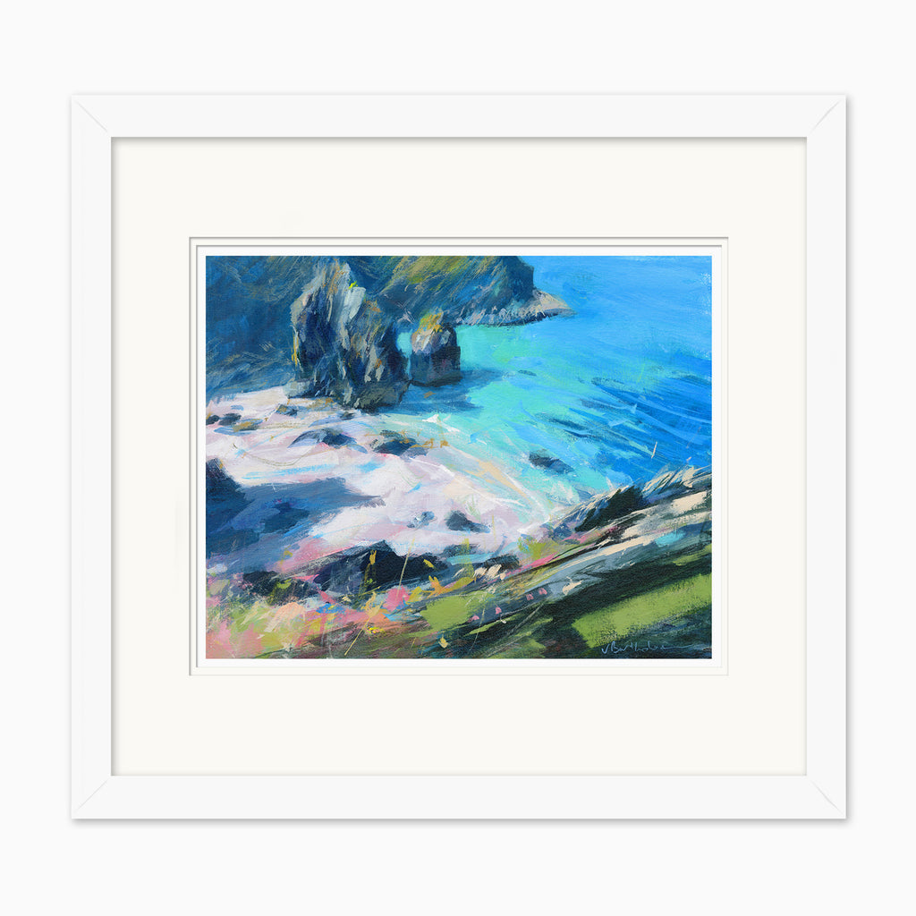 Framed Print-JBPA-KC-114F - Kynance Colours Framed Print-James Bartholomew