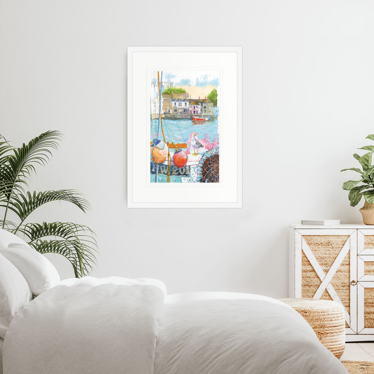 Framed Print-BART133F - Padstow Montage Large Framed Print-Whistlefish