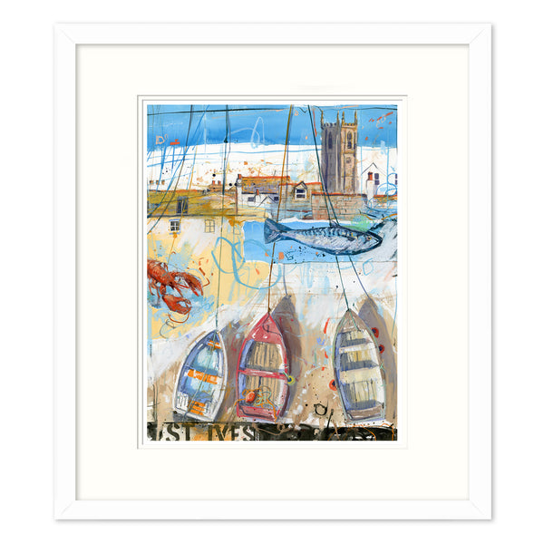 Framed Print-JBPA-MSI4-062F - St Ives Montage 4 Framed Print-James Bartholomew