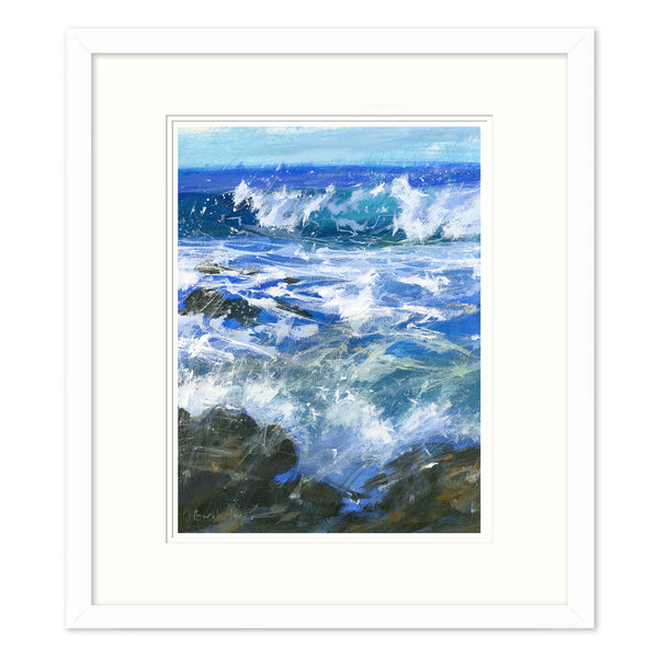 Framed Print-JBPA-PB-118F - Pacific Blue Framed Print-James Bartholomew