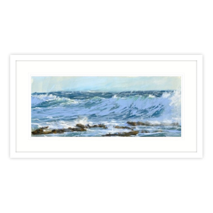 Framed Print-BART85F - Reef Breaker Framed Print-Whistlefish