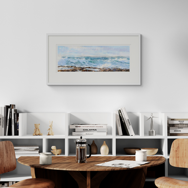 Framed Print - JBPA-RBSC-081F - Reef Breaker, Fast Cloud F. Print - Reef breaker, scudding clouds - Whistlefish