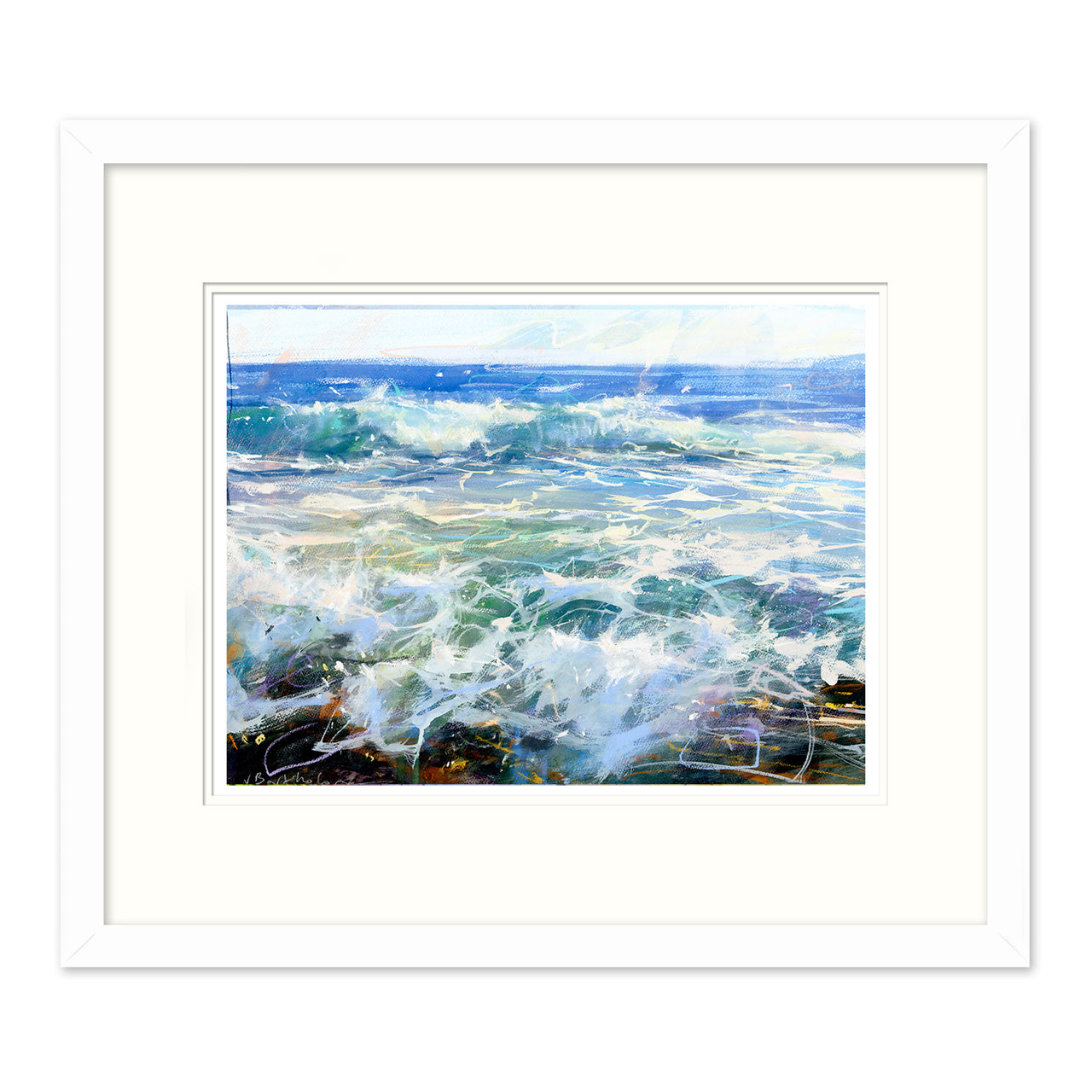 Framed Print-JBPA-SS-110F - Skye Shallows Framed Print-James Bartholomew