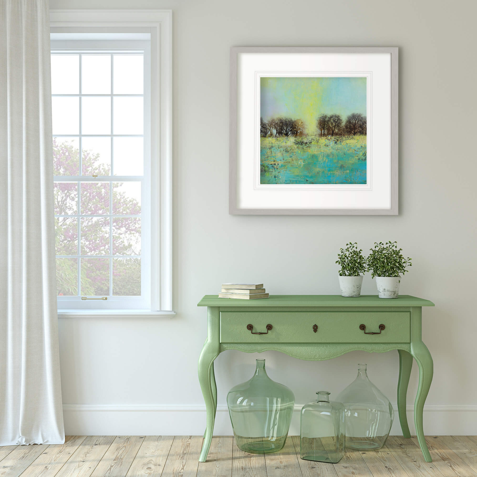 Framed Print-JS20F - Hedgerow Light Framed Print-Whistlefish