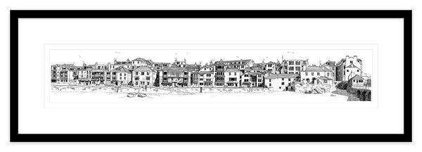 Framed Print-JW010F - JW010F - St Ives Harbour 1 Framed-Whistlefish