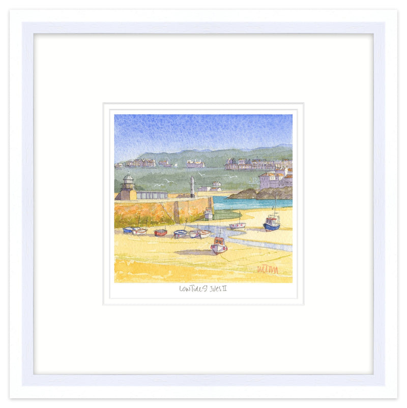 Framed Print-JW159F - Lowtide St Ives 2 Framed-Whistlefish