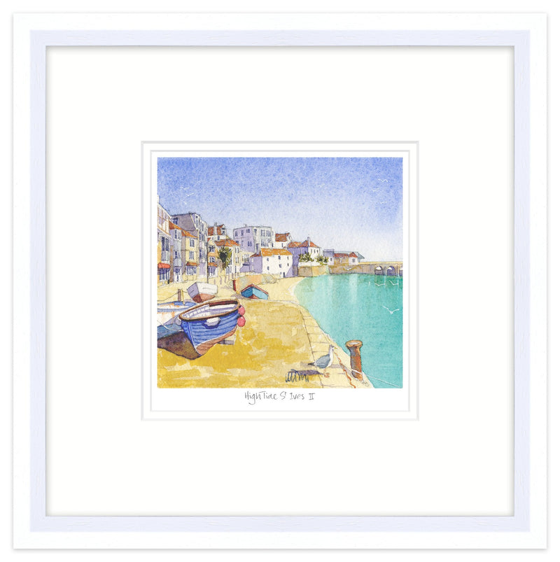 Framed Print-JW161F - High Tide St Ives 2 Framed-Whistlefish