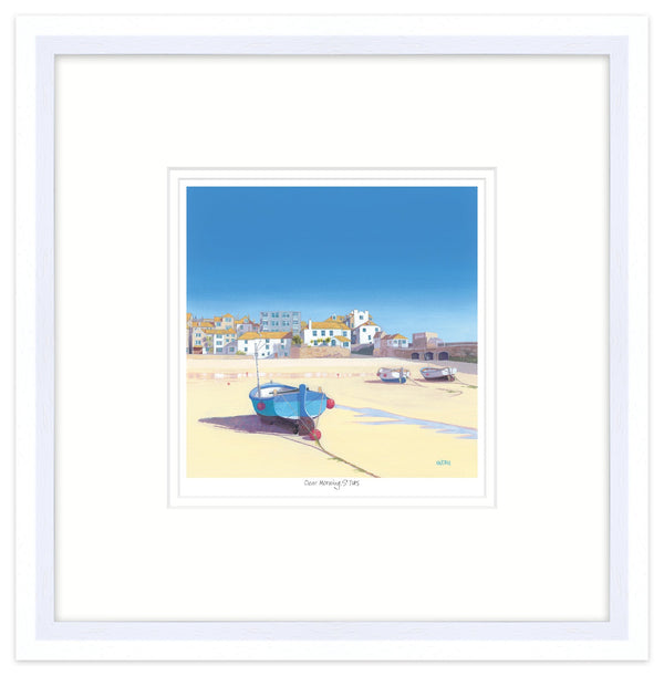 Framed Print-JW165F - Clear Morning St Ives Framed-Whistlefish